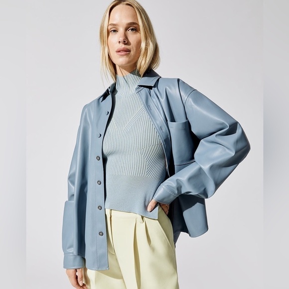 Aknvas Jackets & Blazers - AKNVAS Anders Vegan Leather Jacket Sz-XS